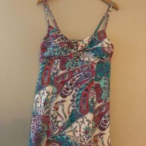 Women Swimdress with Skirt ,Size:L , Brand :"SIMPLY SOLE" , Floral  Design